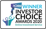 Winner of the Boring Money Investor Choice Awards for best Online Investment Service 2020
